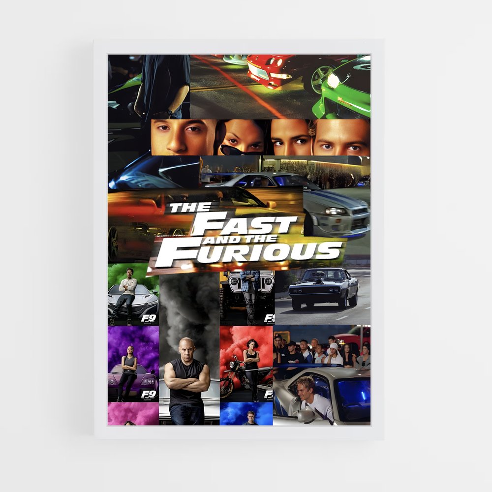 ap-fast and furious-5 cadre Blanc