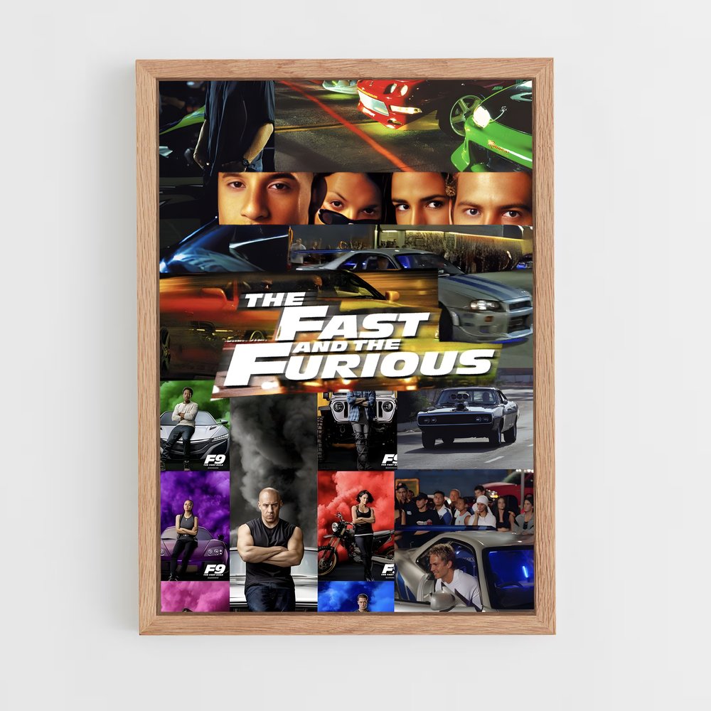 ap-fast and furious-5 cadre Bois clair
