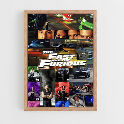 ap-fast and furious-5 cadre Bois clair