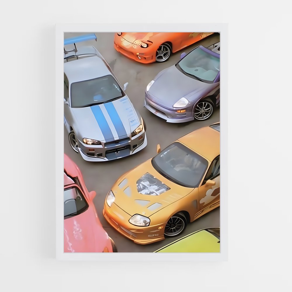 ap-fast and furious-6 cadre Blanc