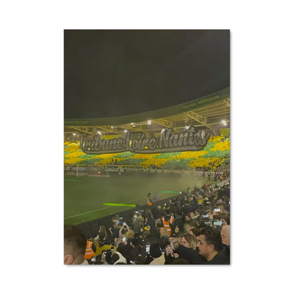Poster Ambiance Jaune et Vert