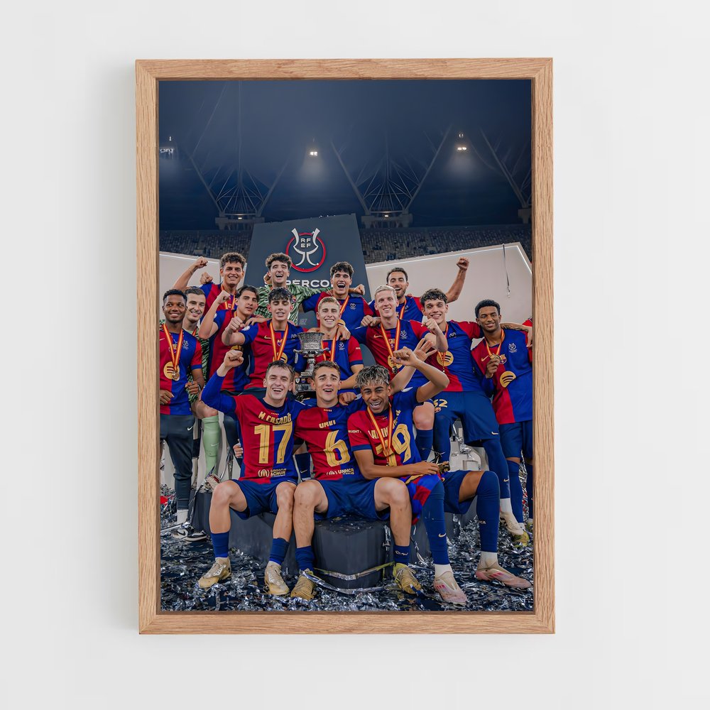 ap-fc barcelona-1 cadre Bois clair