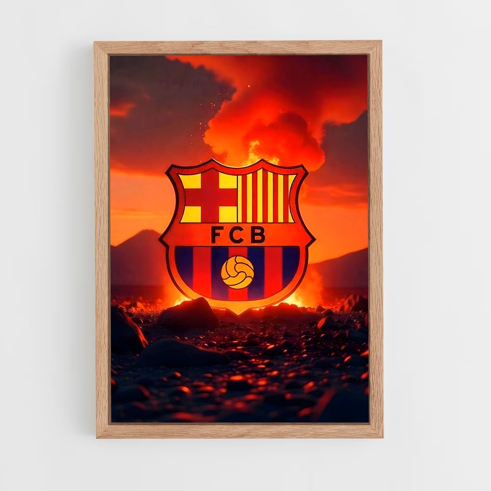 ap-fc barcelona-6 cadre Bois clair