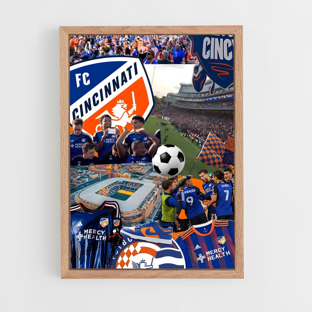 ap-fc cincinnati-1 cadre Bois clair