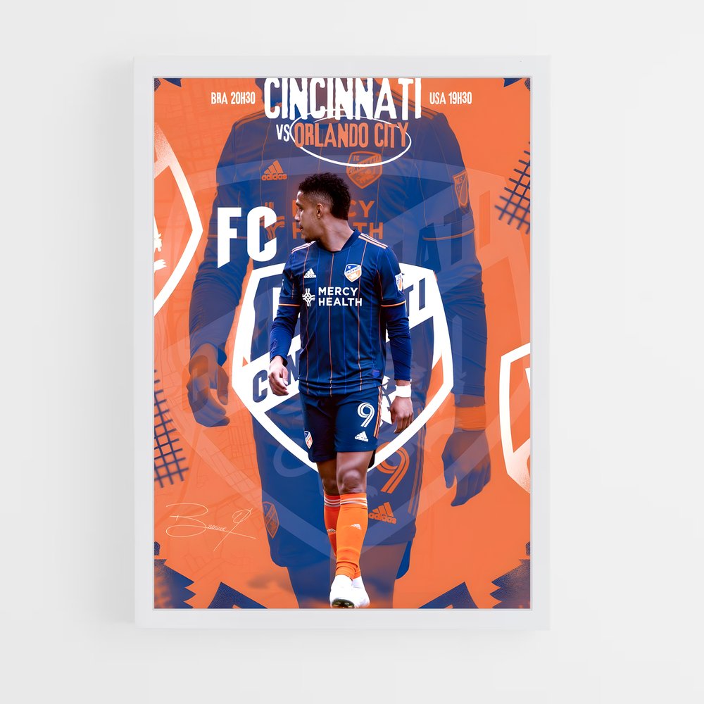 ap-fc cincinnati-11 cadre Blanc