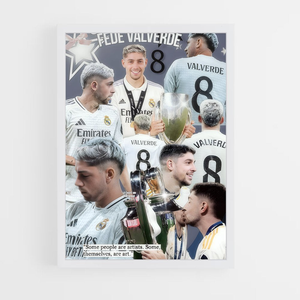 ap-federico valverde-10 cadre Blanc