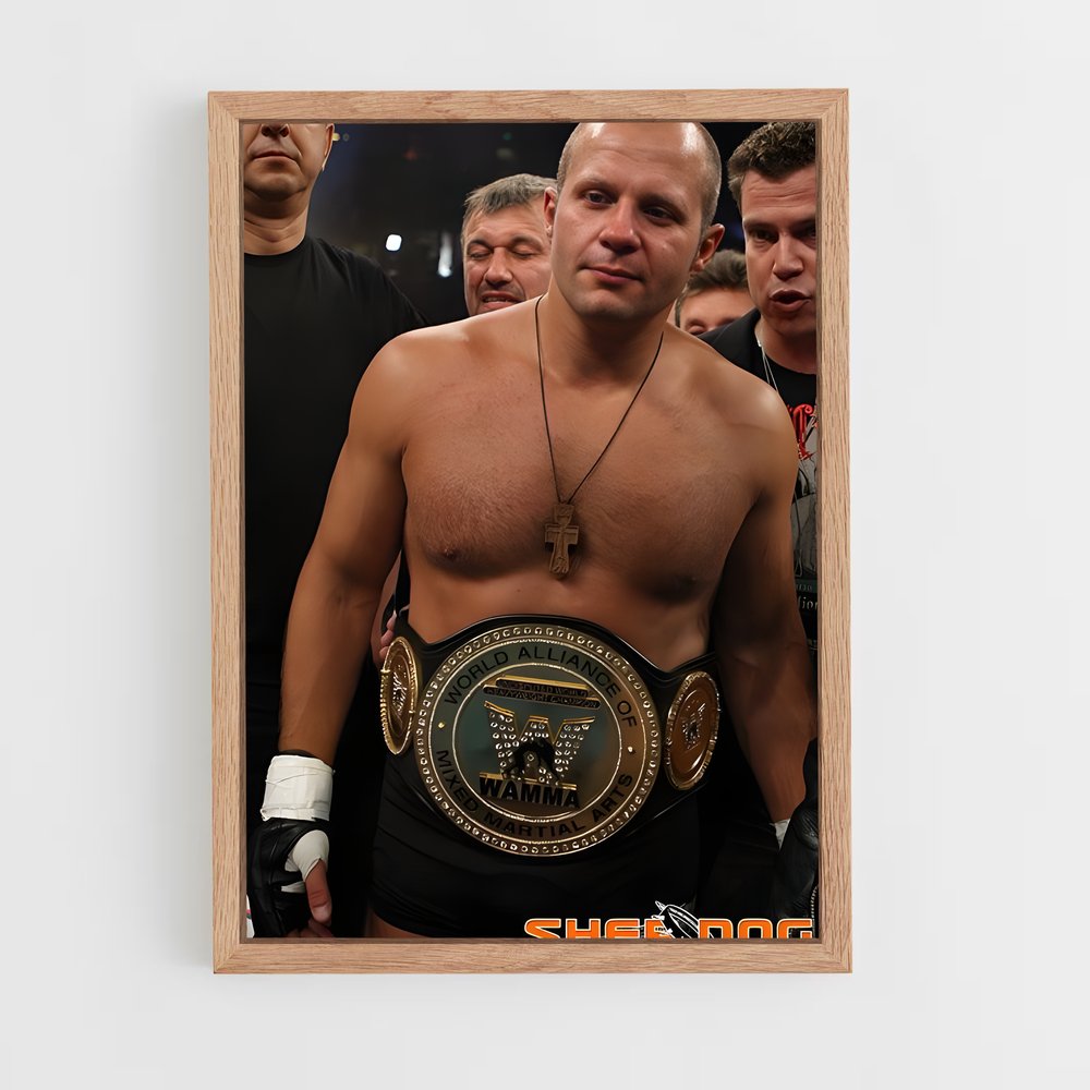 ap-fedor emelianenko-4 cadre Bois clair