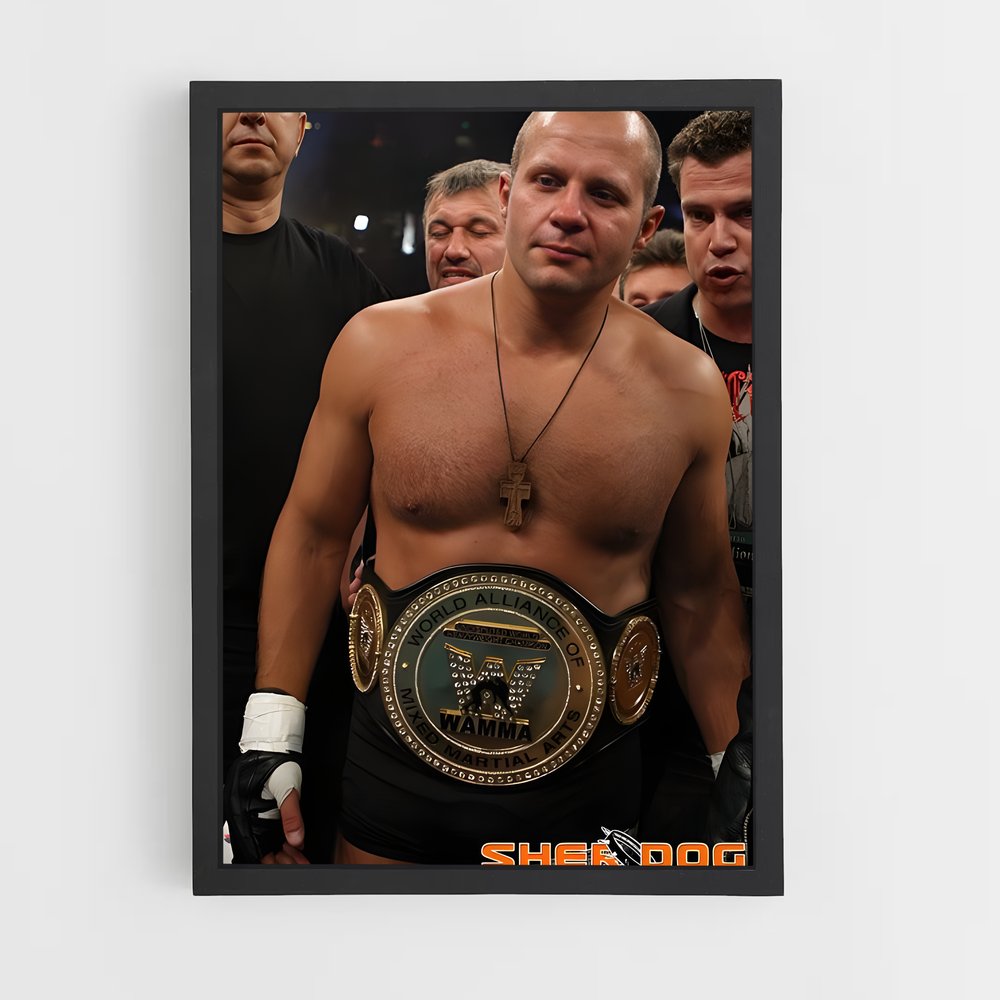 ap-fedor emelianenko-4 cadre Noir