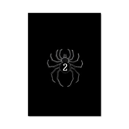 Poster Araignée Noire