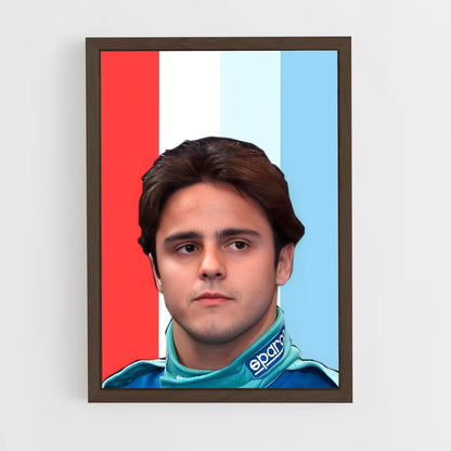 ap-felipe massa-4 cadre Bois foncé
