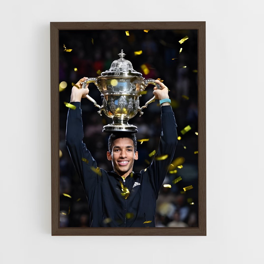 ap-felix auger-aliassime-2 cadre Bois foncé