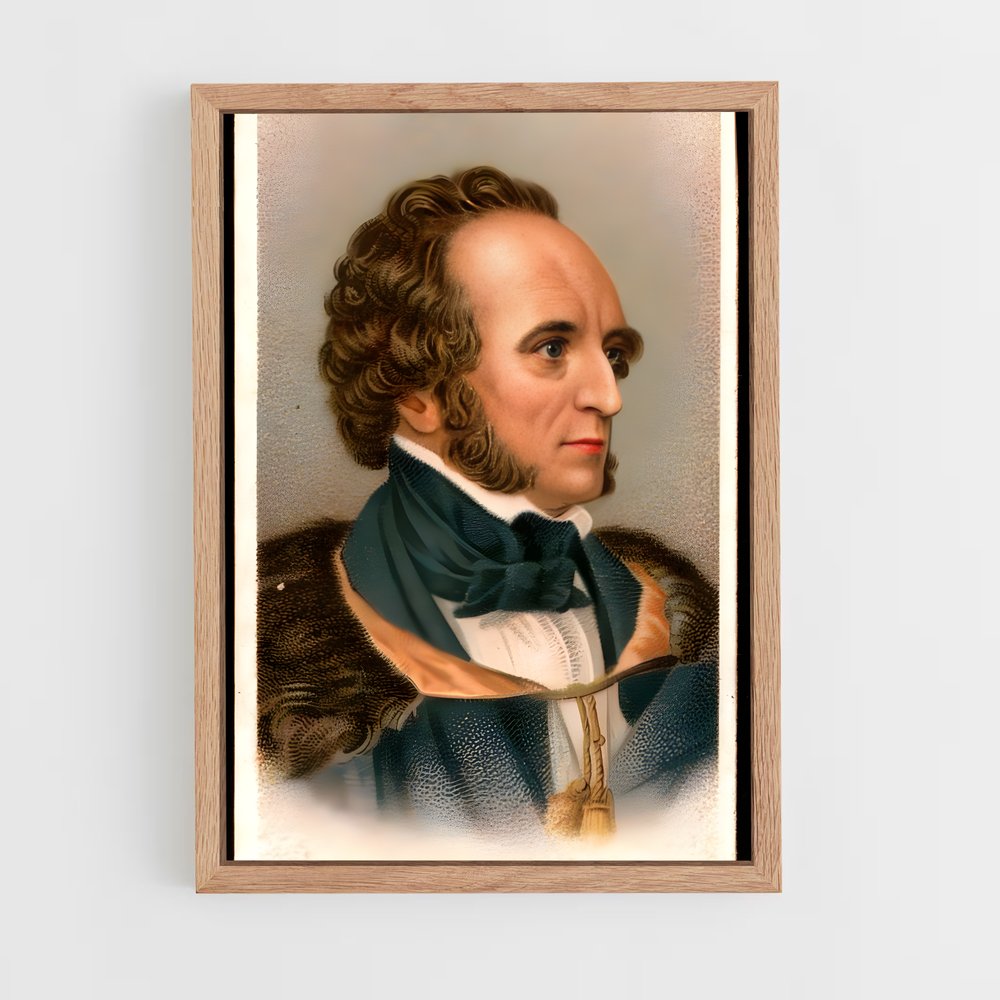 ap-felix mendelssohn-3 cadre Bois clair