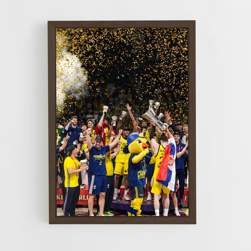 ap-fenerbahce basketball-8 cadre Bois foncé