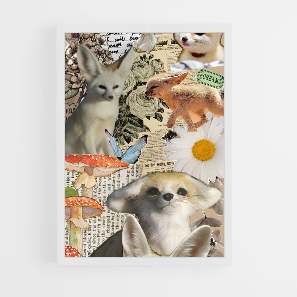 ap-fennec fox-1 cadre Blanc