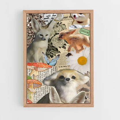 ap-fennec fox-1 cadre Bois clair