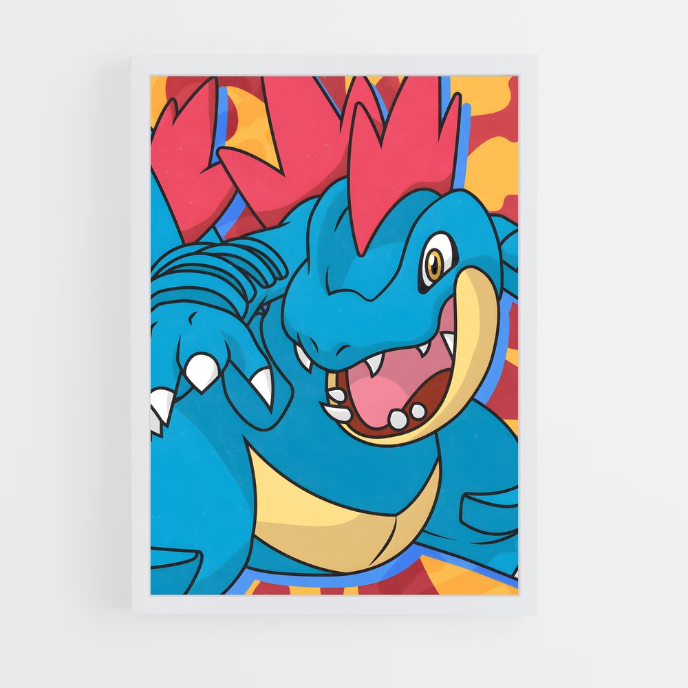 ap-feraligatr-1 cadre Blanc