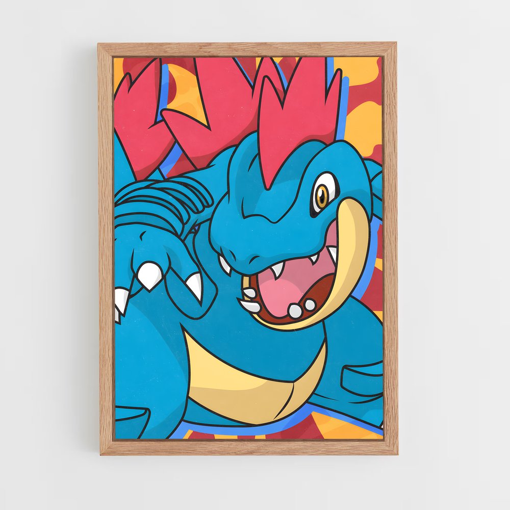 ap-feraligatr-1 cadre Bois clair