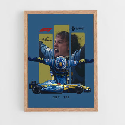 ap-fernando alonso-1 cadre Bois clair