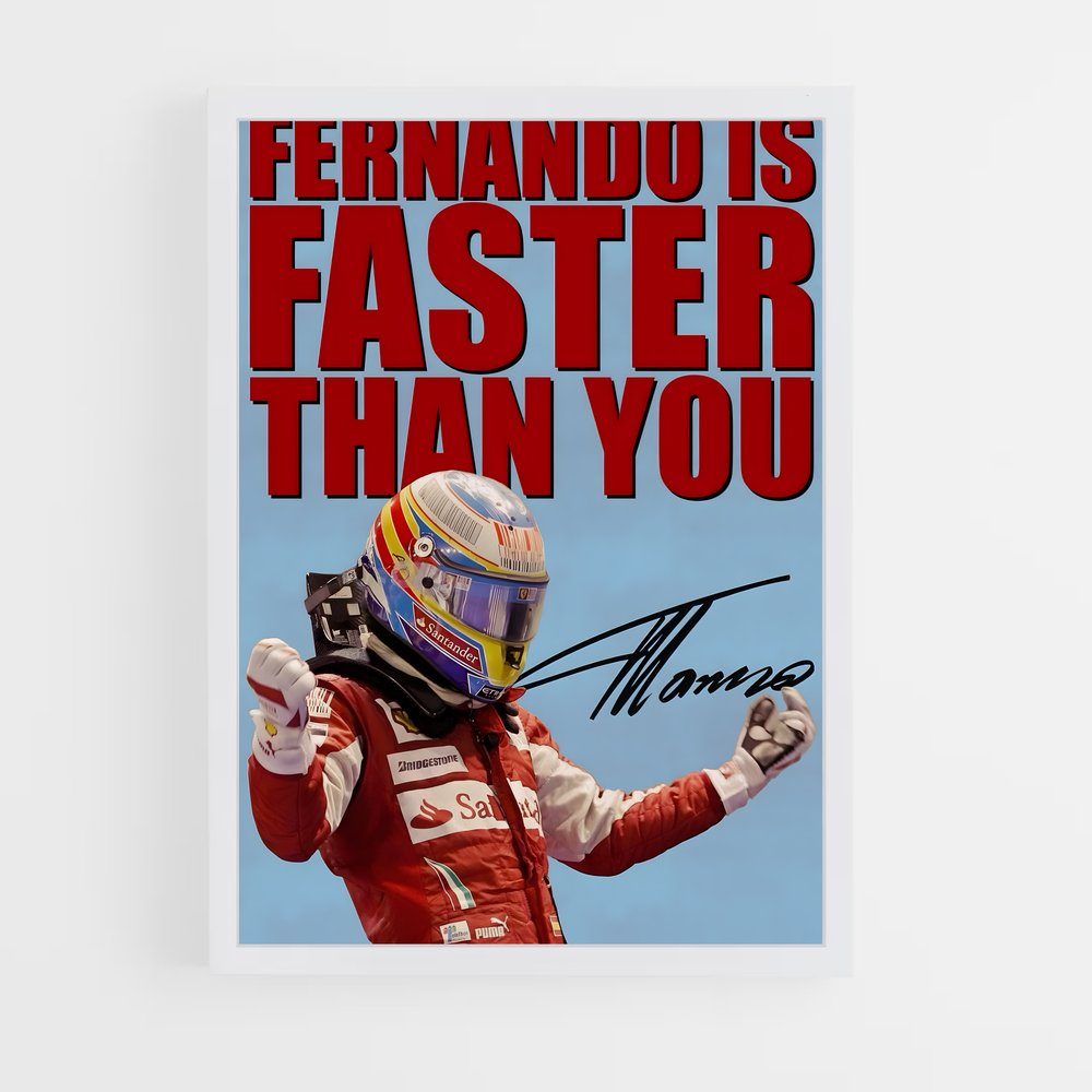 ap-fernando alonso-5 cadre Blanc