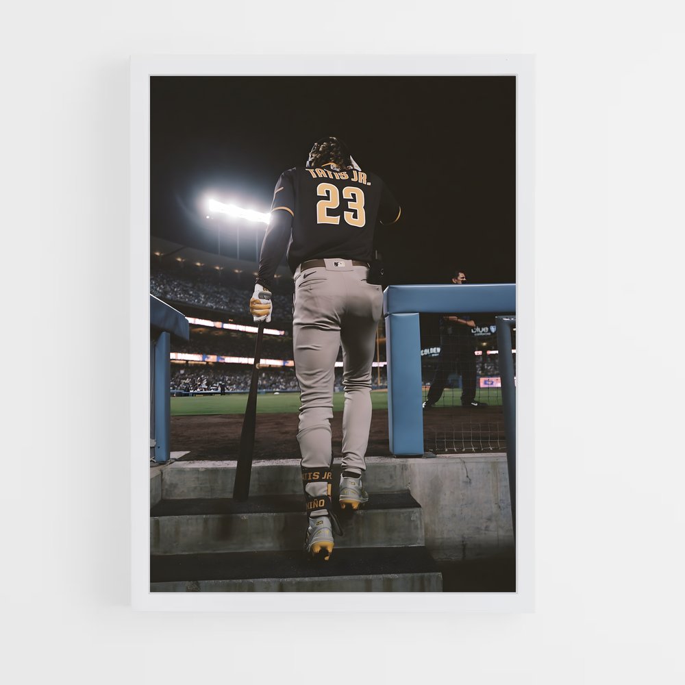 ap-fernando tatis jr-8 cadre Blanc
