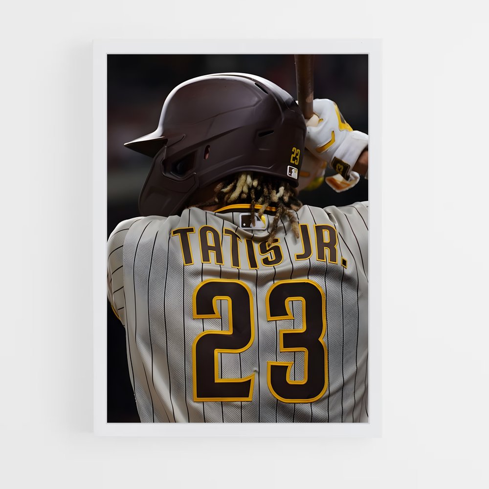 ap-fernando tatis jr-9 cadre Blanc