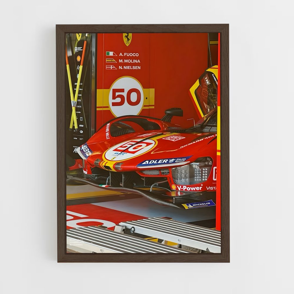 ap-ferrari f1-75-5 cadre Bois foncé