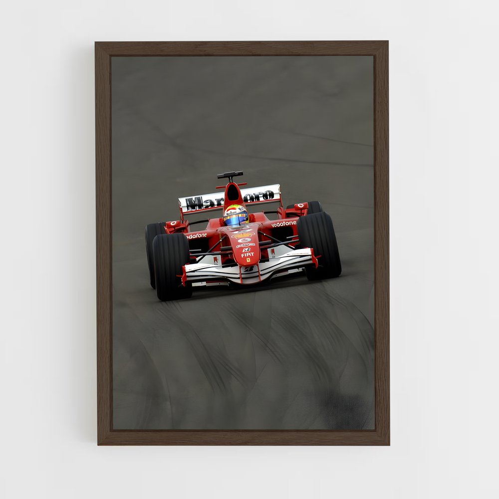 ap-ferrari f2004-5 cadre Bois foncé