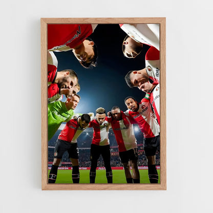 ap-feyenoord rotterdam-5 cadre Bois clair