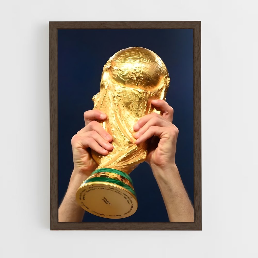 ap-fifa world cup golden ball-4 cadre Bois foncé