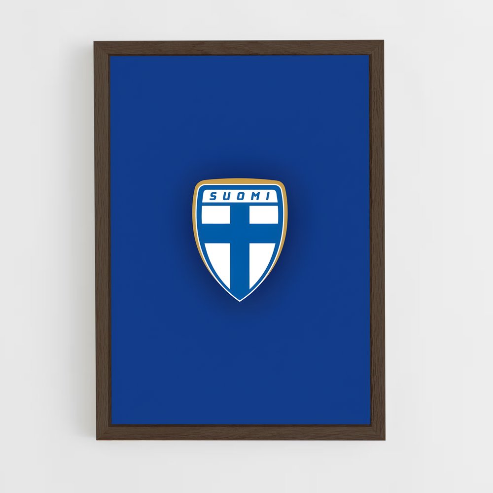 ap-finland national football team-2 cadre Bois foncé