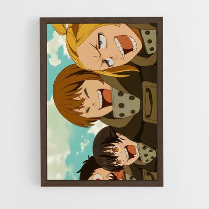 ap-fire force-6 cadre Bois foncé