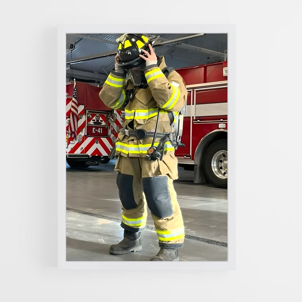 ap-firefighter-5 cadre Blanc