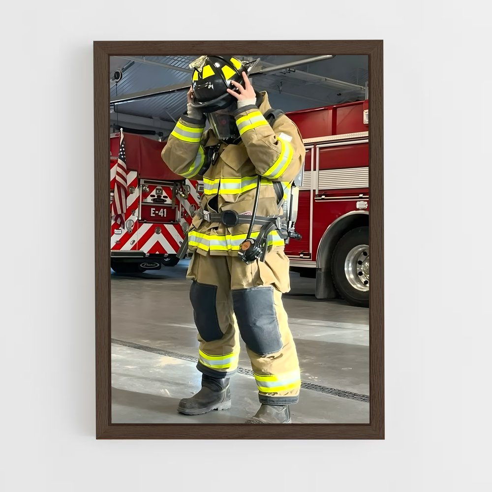 ap-firefighter-5 cadre Bois foncé