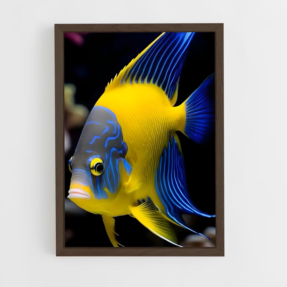 ap-fish-1 cadre Bois foncé