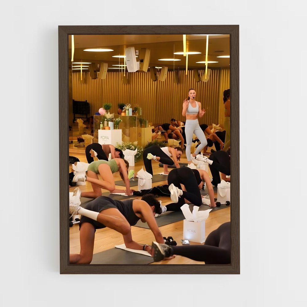 ap-fitness instructor-1 cadre Bois foncé