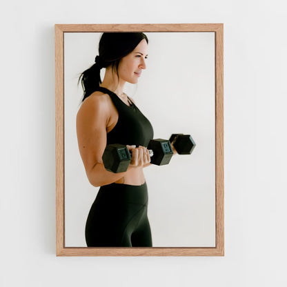 ap-fitness instructor-6 cadre Bois clair