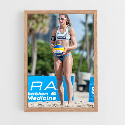 ap-fivb beach volleyball world tour-3 cadre Bois clair