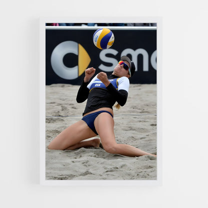 ap-fivb beach volleyball world tour-5 cadre Blanc