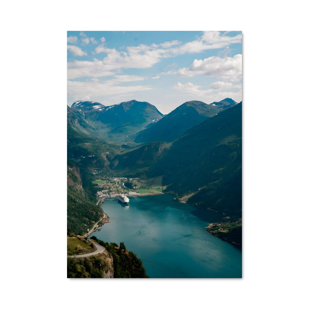 Poster Reflets en Montagne