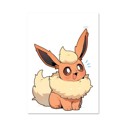 Poster Flamme de Flareon