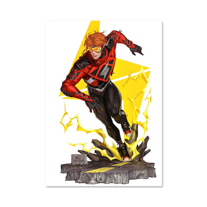 Poster Femme enflammée