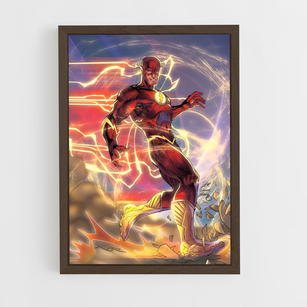 ap-flash-8 cadre Bois foncé