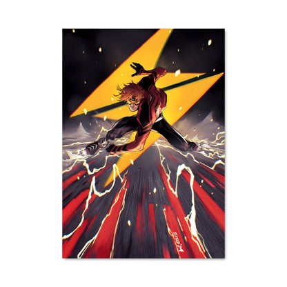 Poster Éclair Nocturne