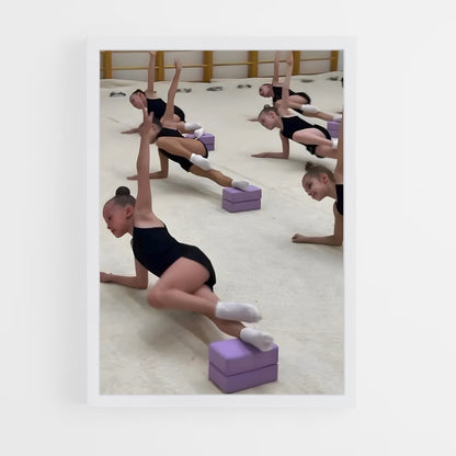 ap-floor exercise gymnastics-2 cadre Blanc