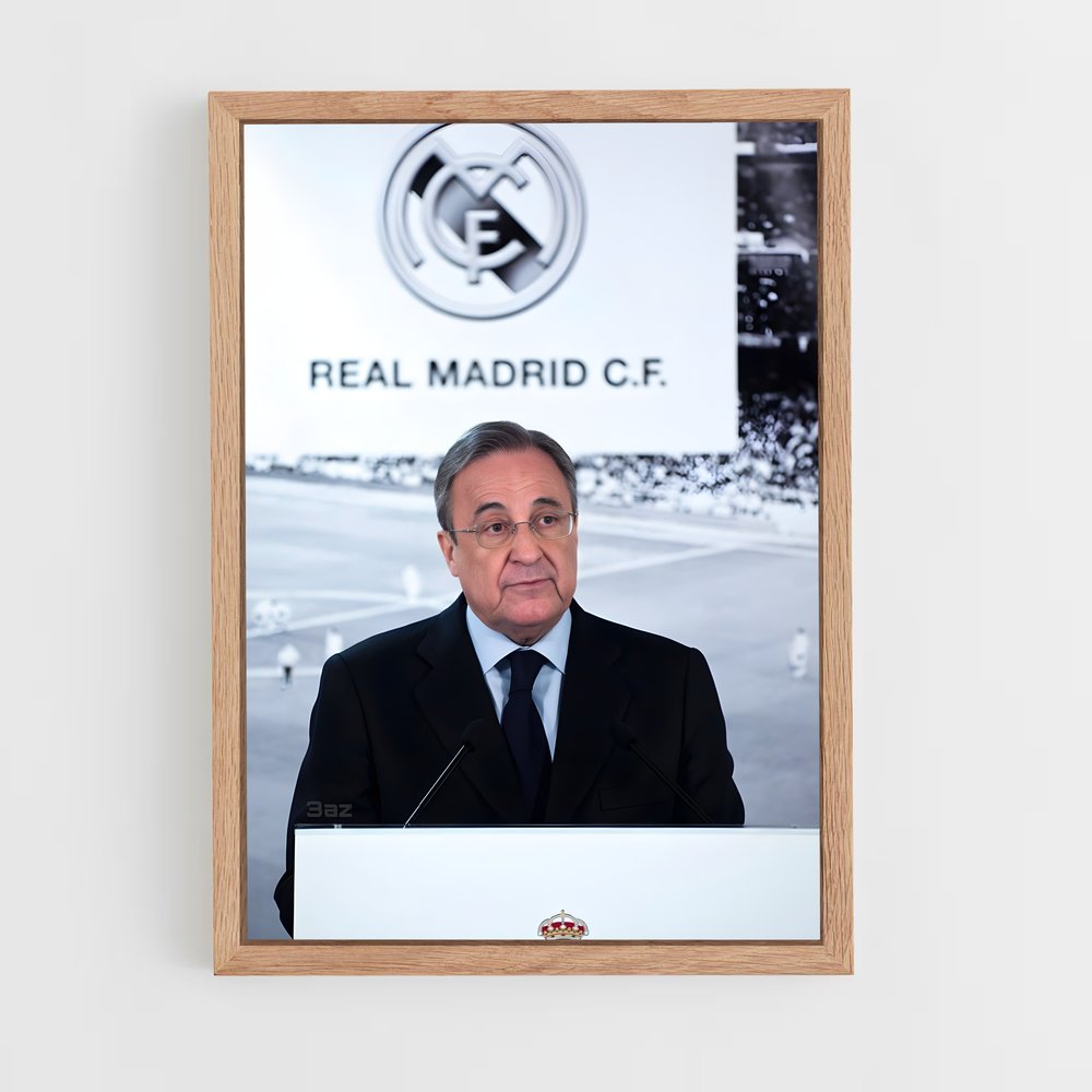 ap-florentino perez-5 cadre Bois clair