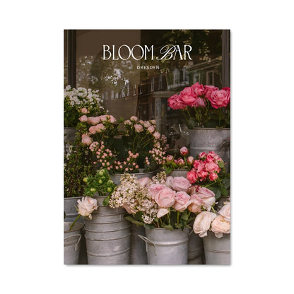 Poster Fleurs au Fenêtre