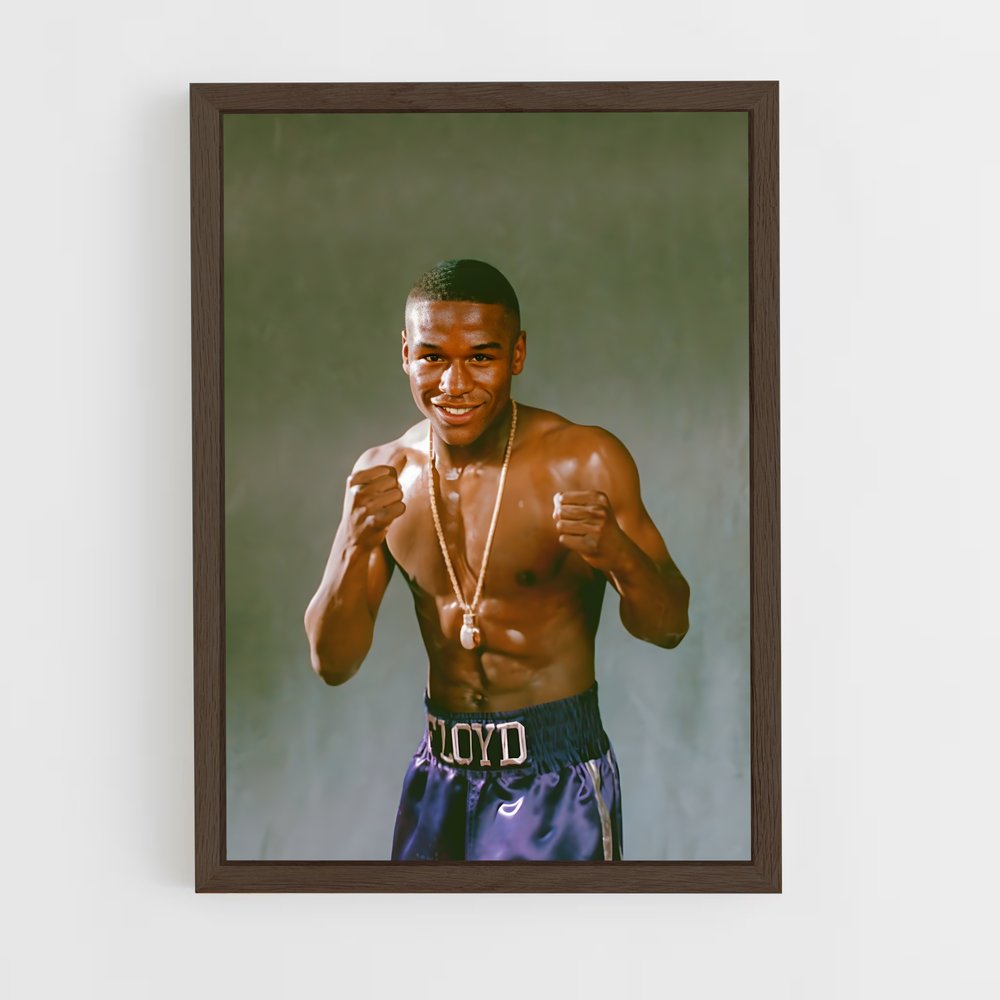 ap-floyd mayweather-2 cadre Bois foncé