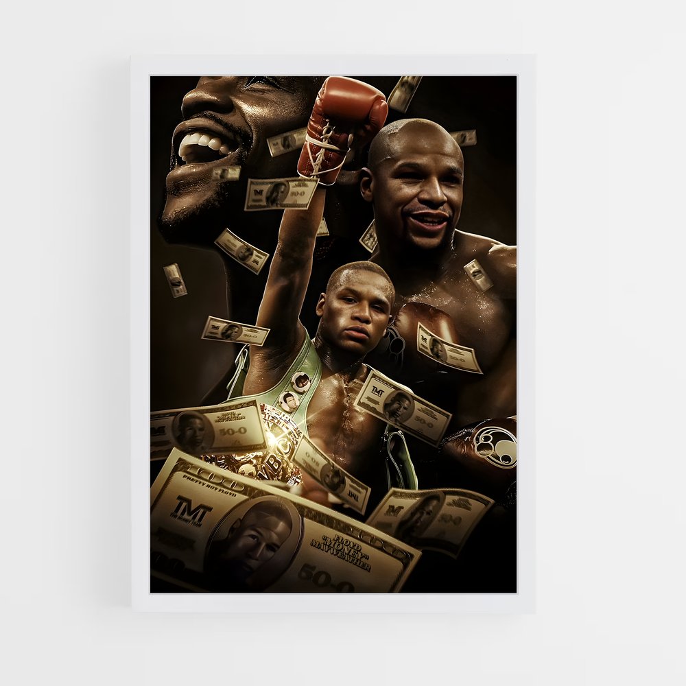 ap-floyd mayweather-3 cadre Blanc