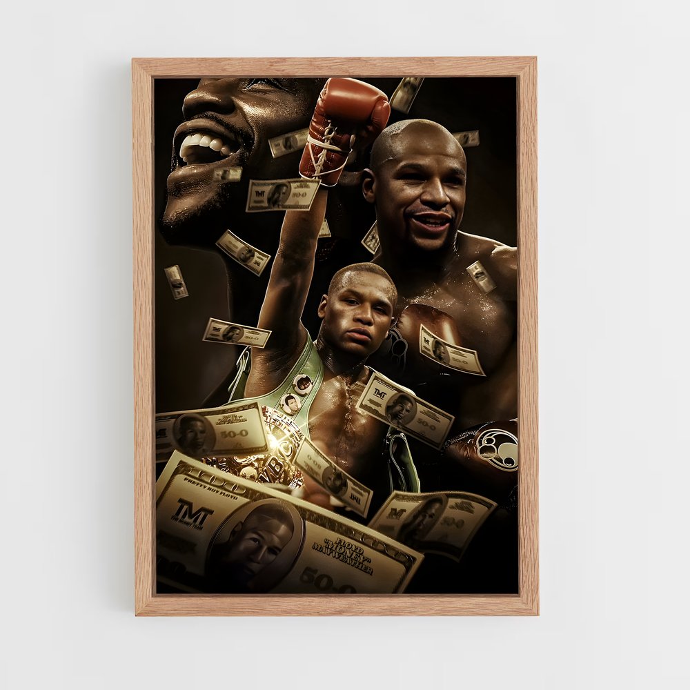 ap-floyd mayweather-3 cadre Bois clair
