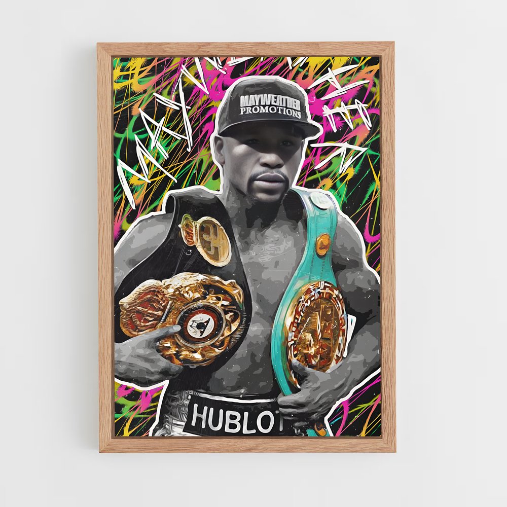 ap-floyd mayweather-4 cadre Bois clair